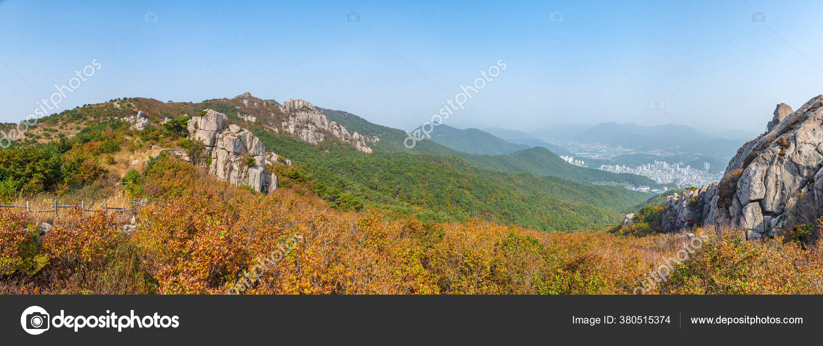 Remains Geumjeong Fortress Scattered Geumjeongsan Mountain Busan