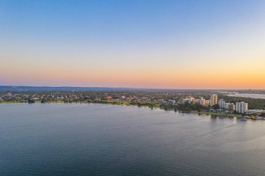 Güney Perth, Avustralya 'nın gün batımı manzarası