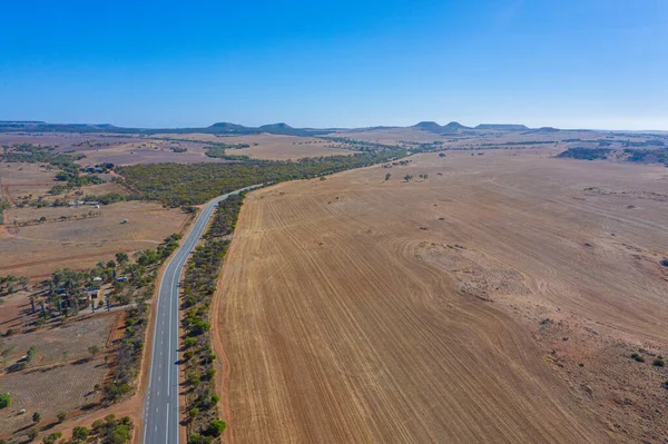 Carretera Que Atraviesa Interior Australia Occidental — Foto de Stock
