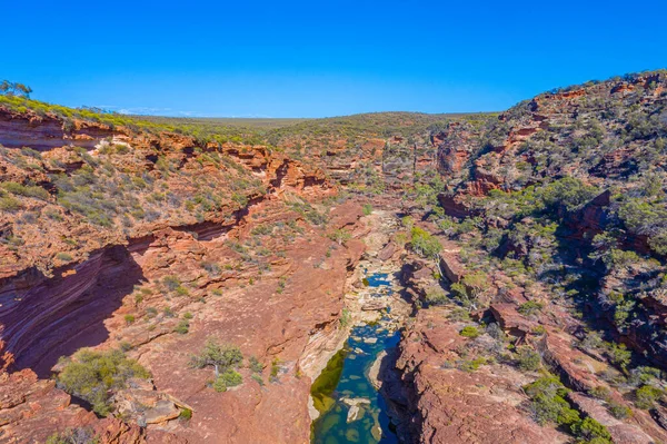 Curva Parque Nacional Kalbarri Australia —  Fotos de Stock