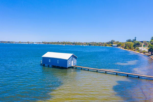 Blue Boat House Perth Australia — Stock Photo, Image