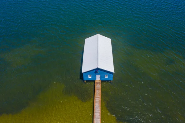 Blue Boat House Perth Australie — Photo