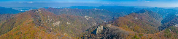 大韓民国内の梨山国立公園の空中写真 — ストック写真