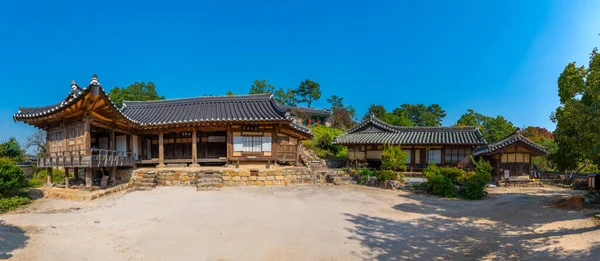 Casas Tradicionais Aldeia Popular Yangdong República Kore — Fotografia de Stock