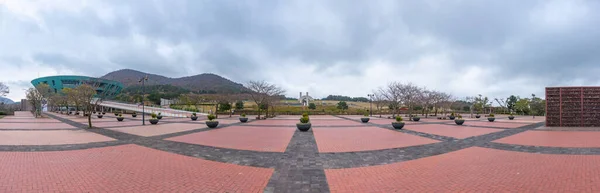 Denkmal Für Die Opfer Des Jeju Aufstandes Friedenspark Der Republik — Stockfoto