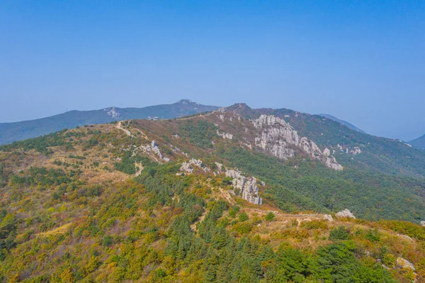 Luftaufnahme Der Festung Geumjeong Der Nähe Von Busan Südkorea — Stockfoto