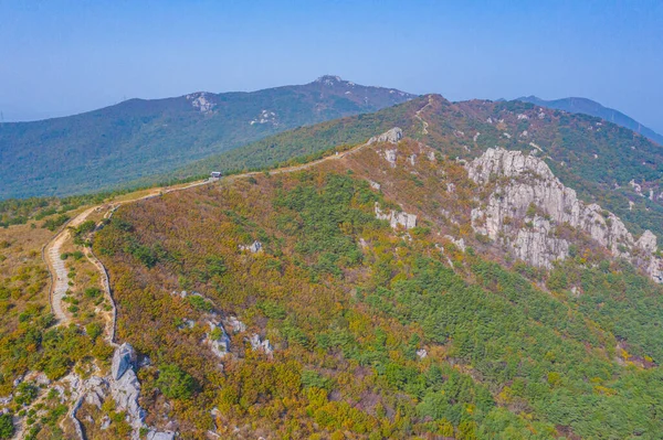Luftaufnahme Der Festung Geumjeong Der Nähe Von Busan Südkorea — Stockfoto
