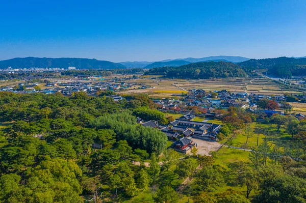 Palácio Oreung Túmulos Reais Gyeongju República Coreia — Fotografia de Stock