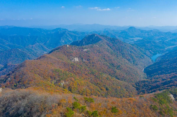 Luftaufnahme Des Naejangsan Nationalparks Der Republik Korea — Stockfoto