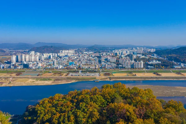 한국의 공주를 공중에서 — 스톡 사진