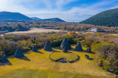 Jeju taş parkının havadan görünüşü, Kore Cumhuriyeti