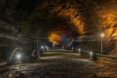 Kore Cumhuriyeti Jeju adasındaki Manjanggul Mağarası