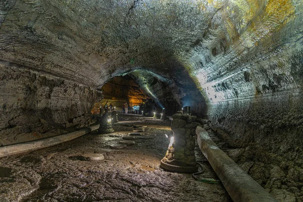 大韩民国济州岛的Manjanggul洞穴 — 图库照片