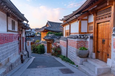 Kore Cumhuriyeti, Seul 'deki Bukchon Hanok köyünde.