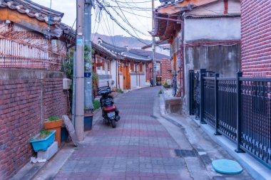 Kore Cumhuriyeti, Seul 'ün merkezinde boş bir cadde.