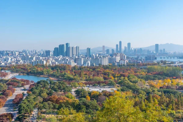 Downtown Seoul Vista Dietro Peace Park Repubblica Corea — Foto Stock