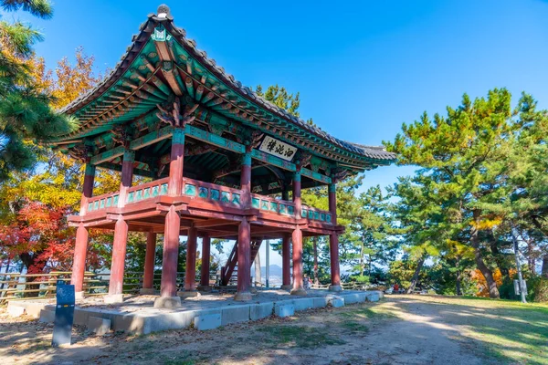 Pavilhão Salaju Fortaleza Busosanseong Buyeo República Coreia — Fotografia de Stock
