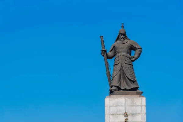 Statue of Admiral Yi Sun Shin in Seoul, Republic of Korea