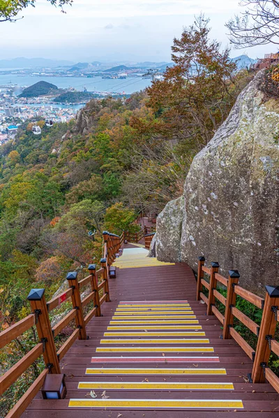 Turista Útvonal Yudal Hegyen Mokpo Koreai Köztársaság — Stock Fotó