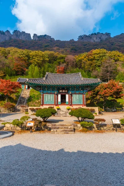 Templo Byeongnyeonam Parque Nacional Naejangsan República Coreia — Fotografia de Stock