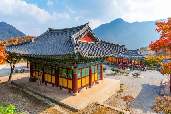 Templo Byeongnyeonam Parque Nacional Naejangsan República Coreia — Fotografia de Stock