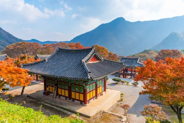 Templo Byeongnyeonam Parque Nacional Naejangsan República Coreia — Fotografia de Stock