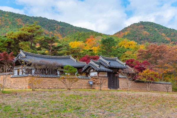 Byeongsan Seowon Academia Confucionista Perto Andong República Coreia — Fotografia de Stock