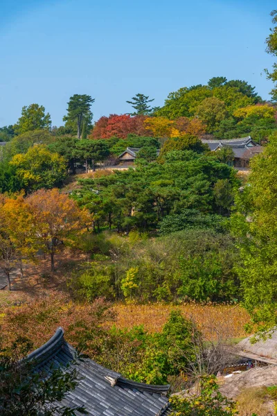 Traditionella Hus Yangdong Folkby Sydkorea — Stockfoto