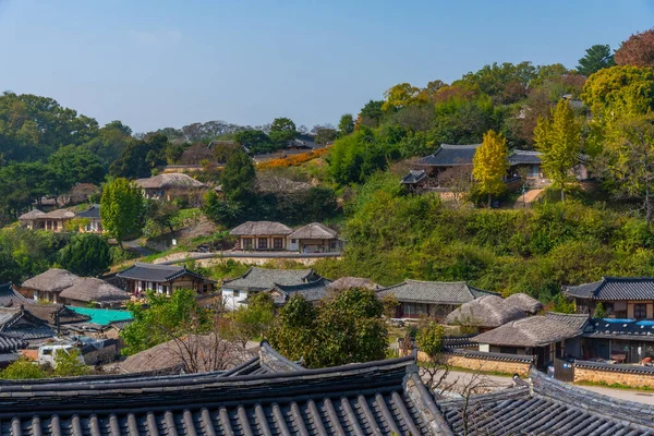 Traditionele Huizen Yangdong Volksdorp Republiek Korea — Stockfoto