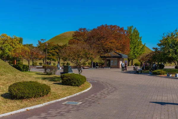 Cheonmachong Sír Tumuli Parkban Gyeongju Ban Koreai Köztársaságban — Stock Fotó