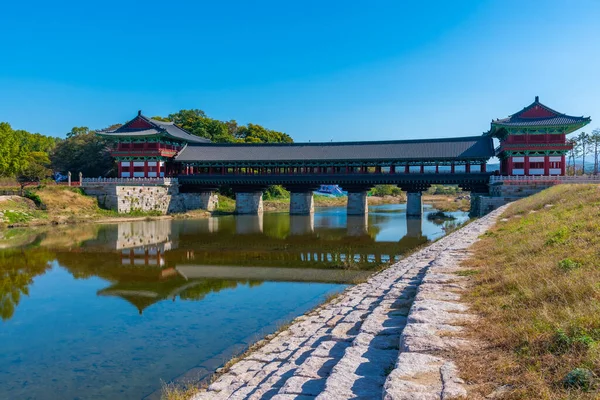 Most Woljeonggyo Gyeongju Republika Korei — Zdjęcie stockowe