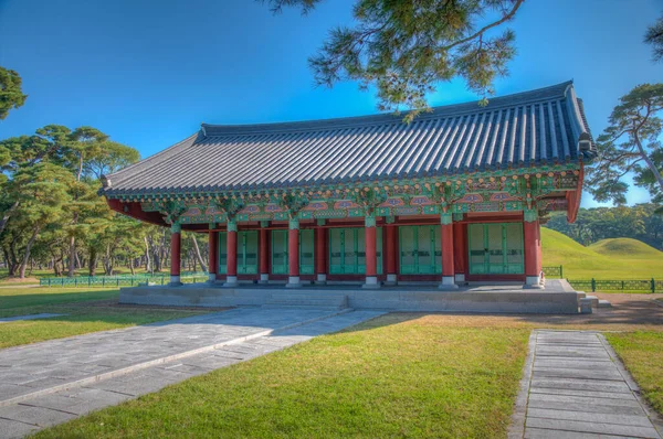 Silla Oreung Túmulos Reais Gyeongju República Coreia — Fotografia de Stock