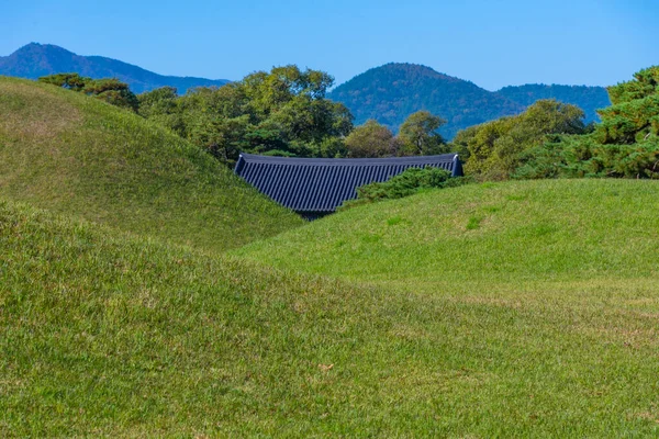 Гробницы Силла Ореун Кёнджу Республика Корея — стоковое фото
