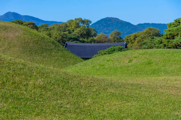 Tombe Reali Silla Oreung Gyeongju Repubblica Corea — Foto Stock