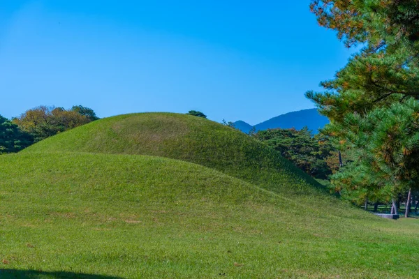 Silla Oreung Royal Tombs Gyeongju Republic Korea — Stock Photo, Image