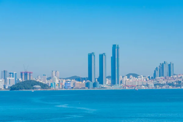 Panorama Skyscrapers Haeundae Beach Busan Republic Korea — Stock Photo, Image