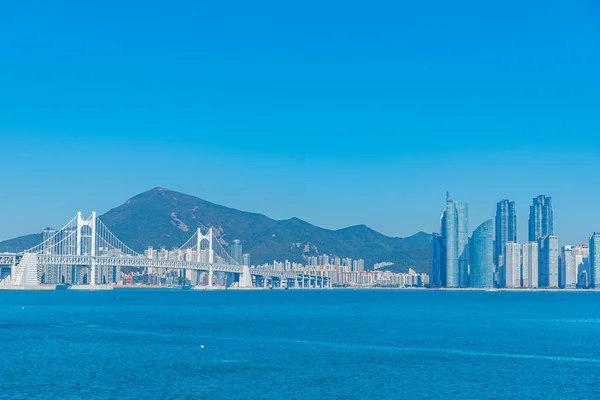 Panorama Busan Visto Desde Igidae República Corea — Foto de Stock