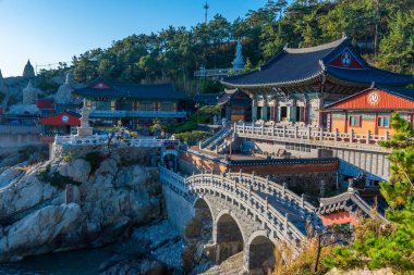 Kore Cumhuriyeti Busan 'daki Haedong Yonggungsa tapınağı.