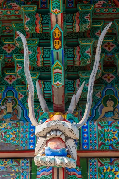 Decorative Elements Haedong Yonggungsa Temple Busan Republic Korea — Stock Photo, Image