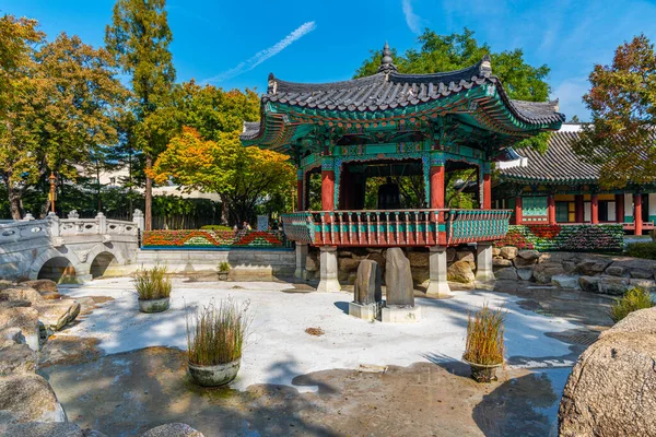 Prédio Tradicional Parque Gyeongsanggamyeong Daegu República Coreia — Fotografia de Stock