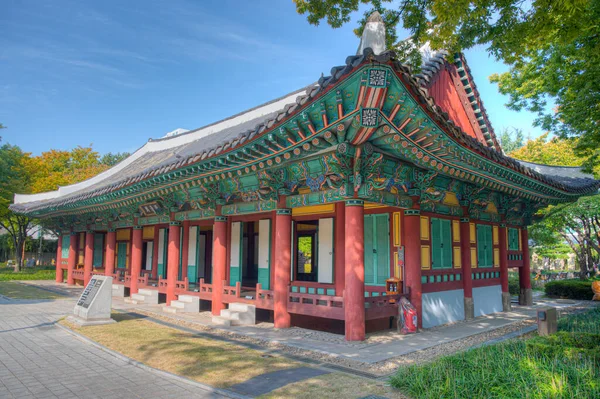 Traditional Building Gyeongsanggamyeong Park Daegu Republic Korea — Stock Photo, Image