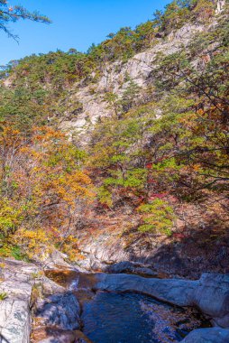 Yukdam Şelalesi, Kore Cumhuriyeti 'ndeki Seoraksan Milli Parkı' nda.