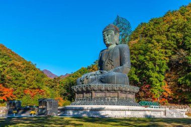 Kore Cumhuriyeti 'ndeki Seoraksan Ulusal Parkı' nda Buda heykeli.