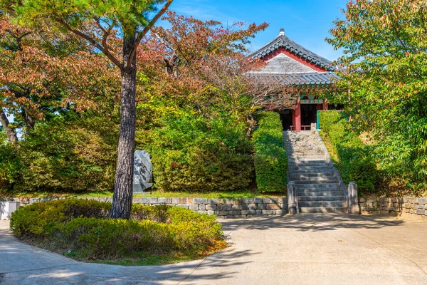Pavilhão Gyeongpodae Gangneung República Coreia — Fotografia de Stock