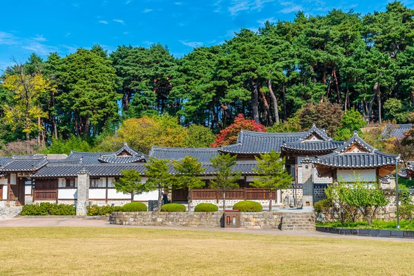 Seongyojang Casa Gangneung República Coreia — Fotografia de Stock