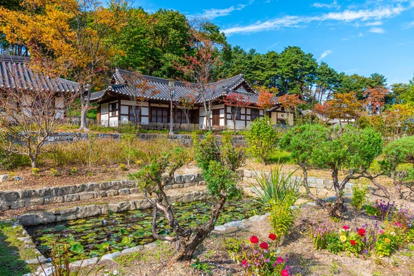 Οικία Seongyojang Στο Gangneung Δημοκρατία Της Κορέας — Φωτογραφία Αρχείου