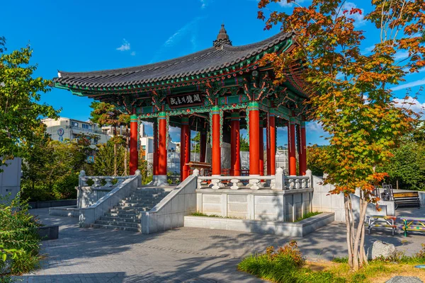 Bell Pavilhão Tradicional Gwangju República Coreia — Fotografia de Stock