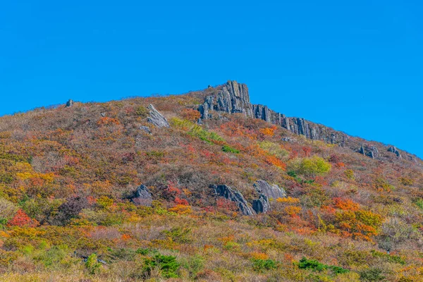 Picos Parque Nacional Mudeungsan Perto Gwangju República Coreia — Fotografia de Stock