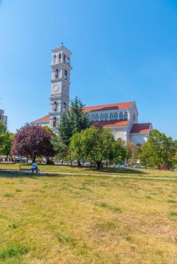 Kosova 'nın Prishtina kentindeki Aziz Rahibe Teresa Katedrali