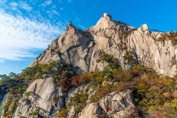 Picos Parque Nacional Bukhansan Perto Seul República Coreia — Fotografia de Stock